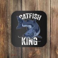 Catfish King Catfish Fishing Catfishing Coaster thumb 0