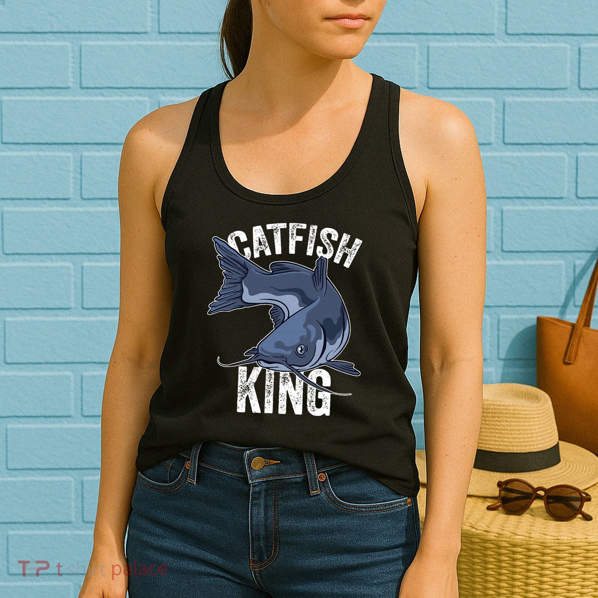 Catfish King Catfish Fishing Catfishing Women's Tank Top
