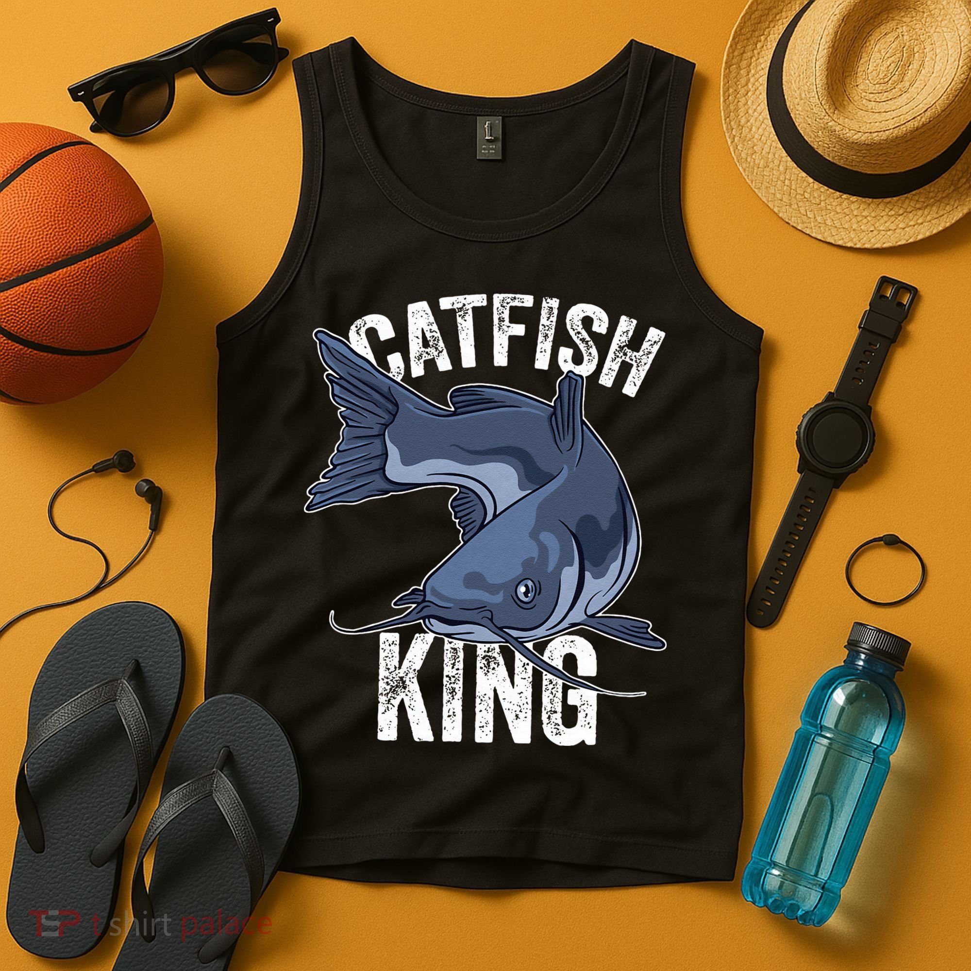 Catfish King Catfish Fishing Catfishing Tank Top