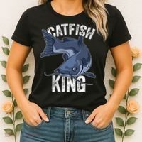 Catfish King Catfish Fishing Catfishing Women's T-Shirt thumb 2