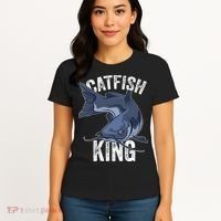 Catfish King Catfish Fishing Catfishing Women's T-Shirt thumb 4