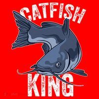 Catfish King Catfish Fishing Catfishing Santa Hat thumb 1