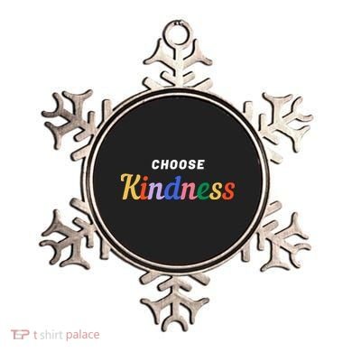 Choose Kindness Colorful Positive Quote Ornament