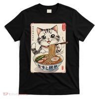 Cute Kawaii Cute Cat Ramen Anime Art For Cat Lovers T-Shirt thumb 0