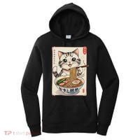 Cute Kawaii Cute Cat Ramen Anime Art For Cat Lovers Women's Hoodie thumb 0