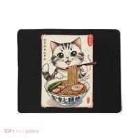 Cute Kawaii Cute Cat Ramen Anime Art For Cat Lovers Mousepad thumb 0
