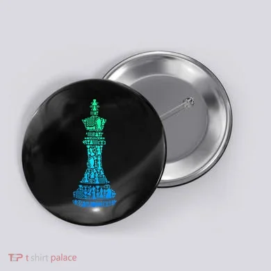 Chess King Button