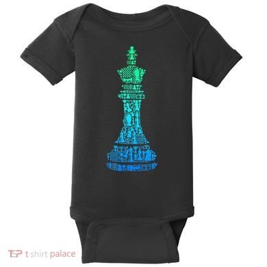 Chess King Baby Bodysuit
