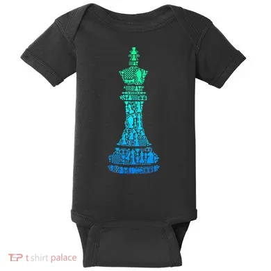 Chess King Baby Bodysuit