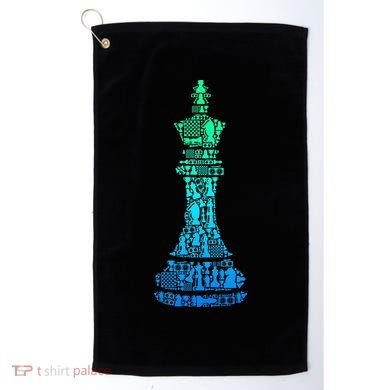Chess King Golf Towel