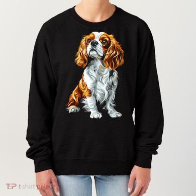 Cavalier King Charles Spaniel Dog Graphic Pet Artwork Women's Sweatshirt