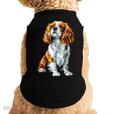 Cavalier King Charles Spaniel Dog Graphic Pet Artwork Doggie Tank