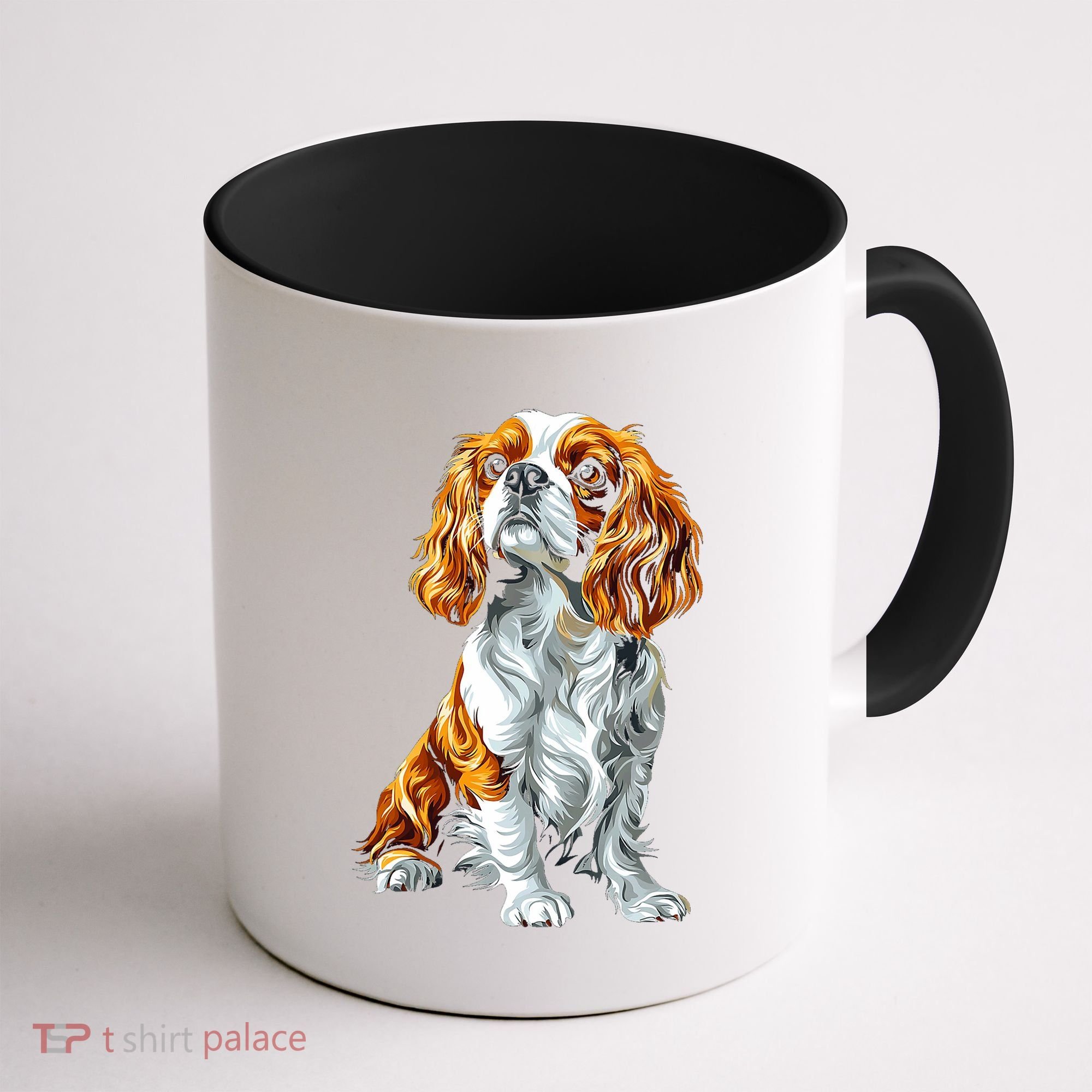 Cavalier King Charles Spaniel Dog Graphic Pet Artwork Coffee Mug