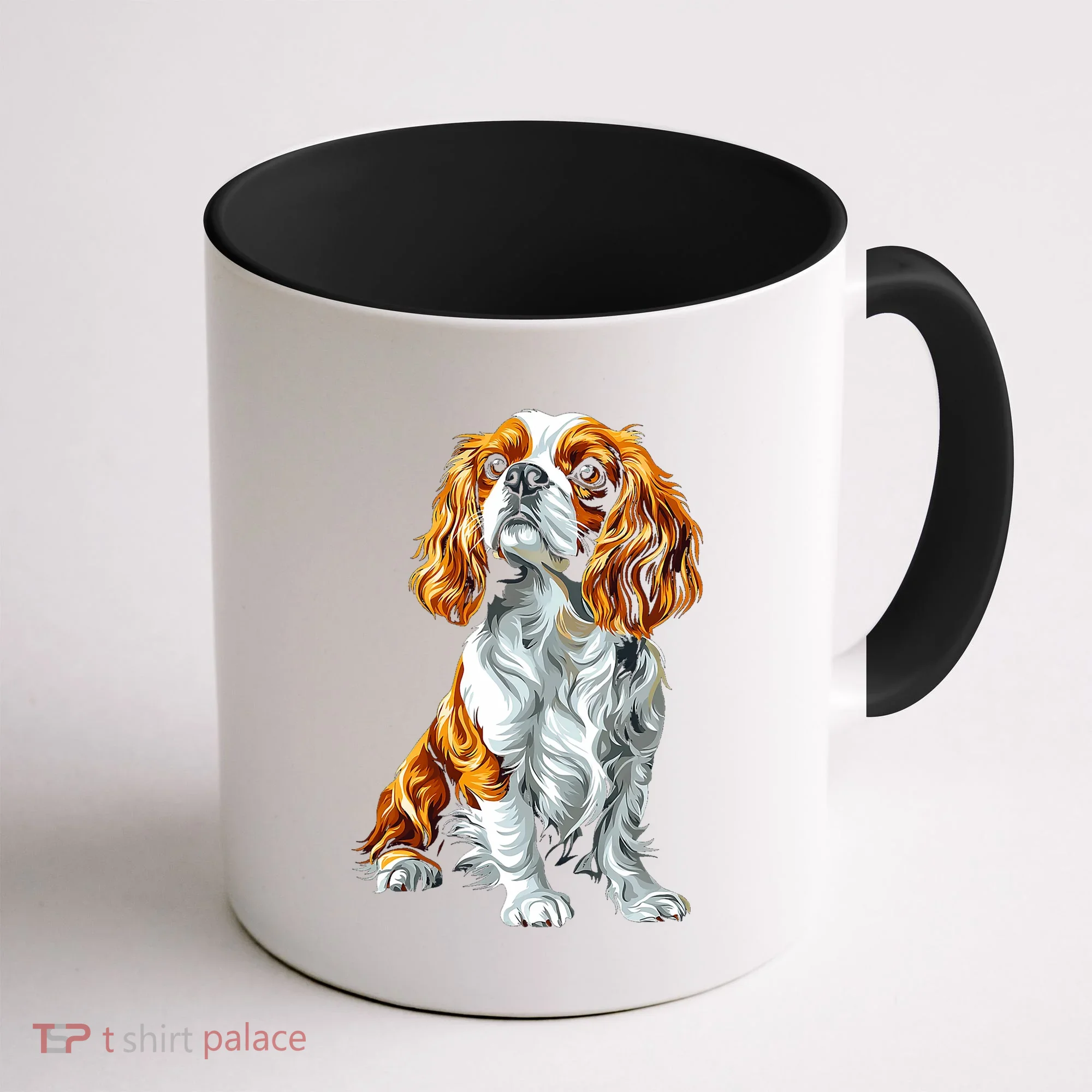 Cavalier King Charles Spaniel Dog Graphic Pet Artwork Coffee Mug