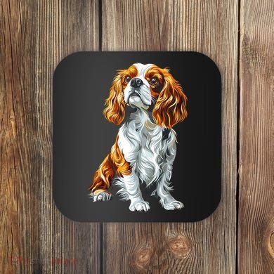 Cavalier King Charles Spaniel Dog Graphic Pet Artwork Coaster