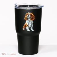 Cavalier King Charles Spaniel Dog Graphic Pet Artwork Tumbler thumb 0