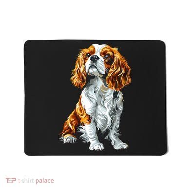 Cavalier King Charles Spaniel Dog Graphic Pet Artwork Mousepad