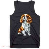 Cavalier King Charles Spaniel Dog Graphic Pet Artwork Tank Top thumb 0