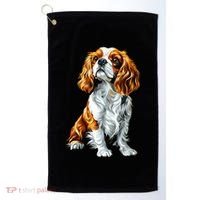 Cavalier King Charles Spaniel Dog Graphic Pet Artwork Golf Towel thumb 0