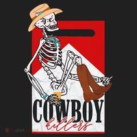 cowboy killer Golf Towel thumb 3