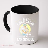 Cant Keep Calm At Law School Future Lawyer Scale Graduation Cute Gift Coffee Mug thumb 0
