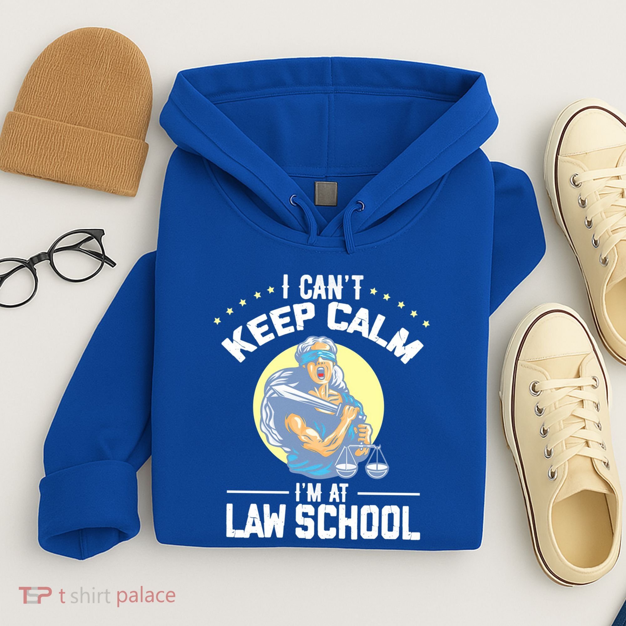 Cant Keep Calm At Law School Future Lawyer Scale Graduation Cute Gift Hoodie