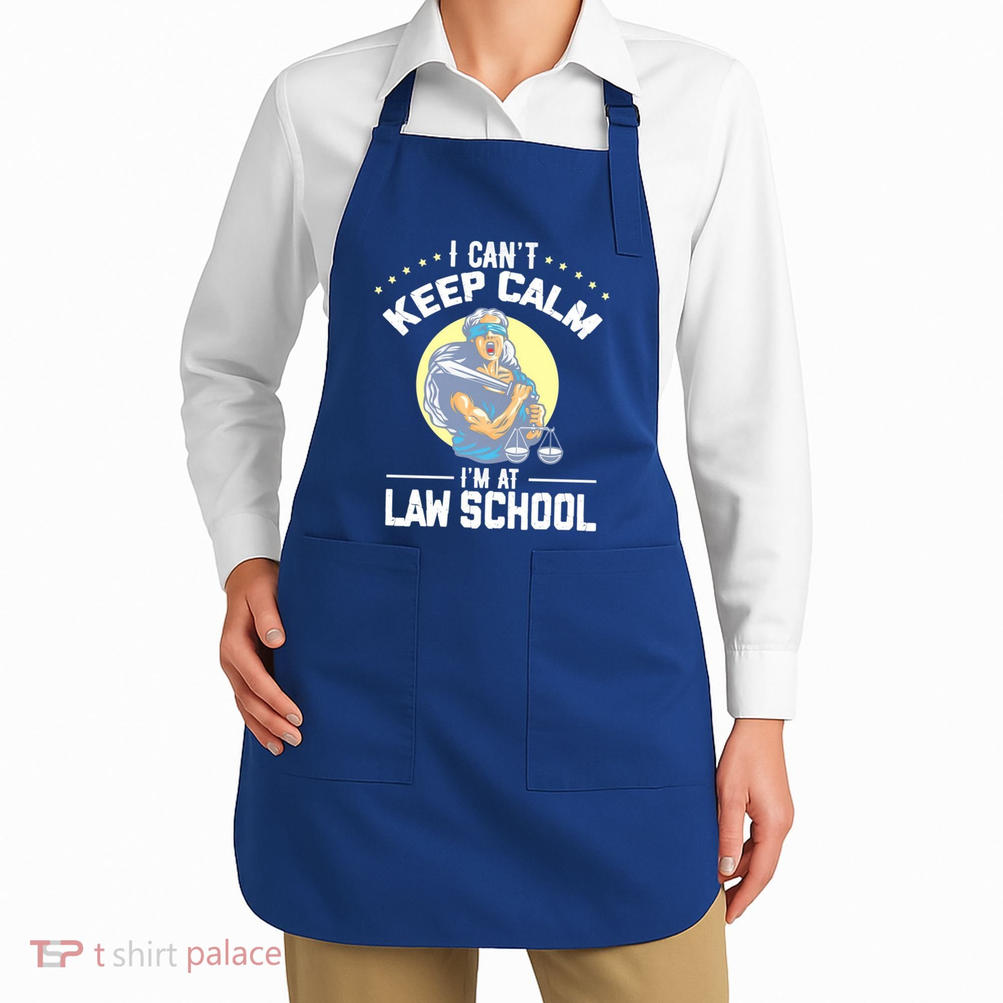 Cant Keep Calm At Law School Future Lawyer Scale Graduation Cute Gift Apron