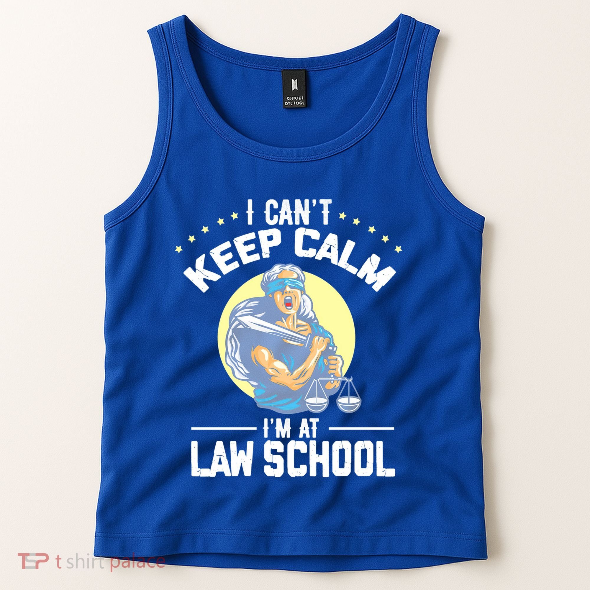 Cant Keep Calm At Law School Future Lawyer Scale Graduation Cute Gift Tank Top