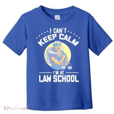 Cant Keep Calm At Law School Future Lawyer Scale Graduation Cute Gift Toddler T-Shirt