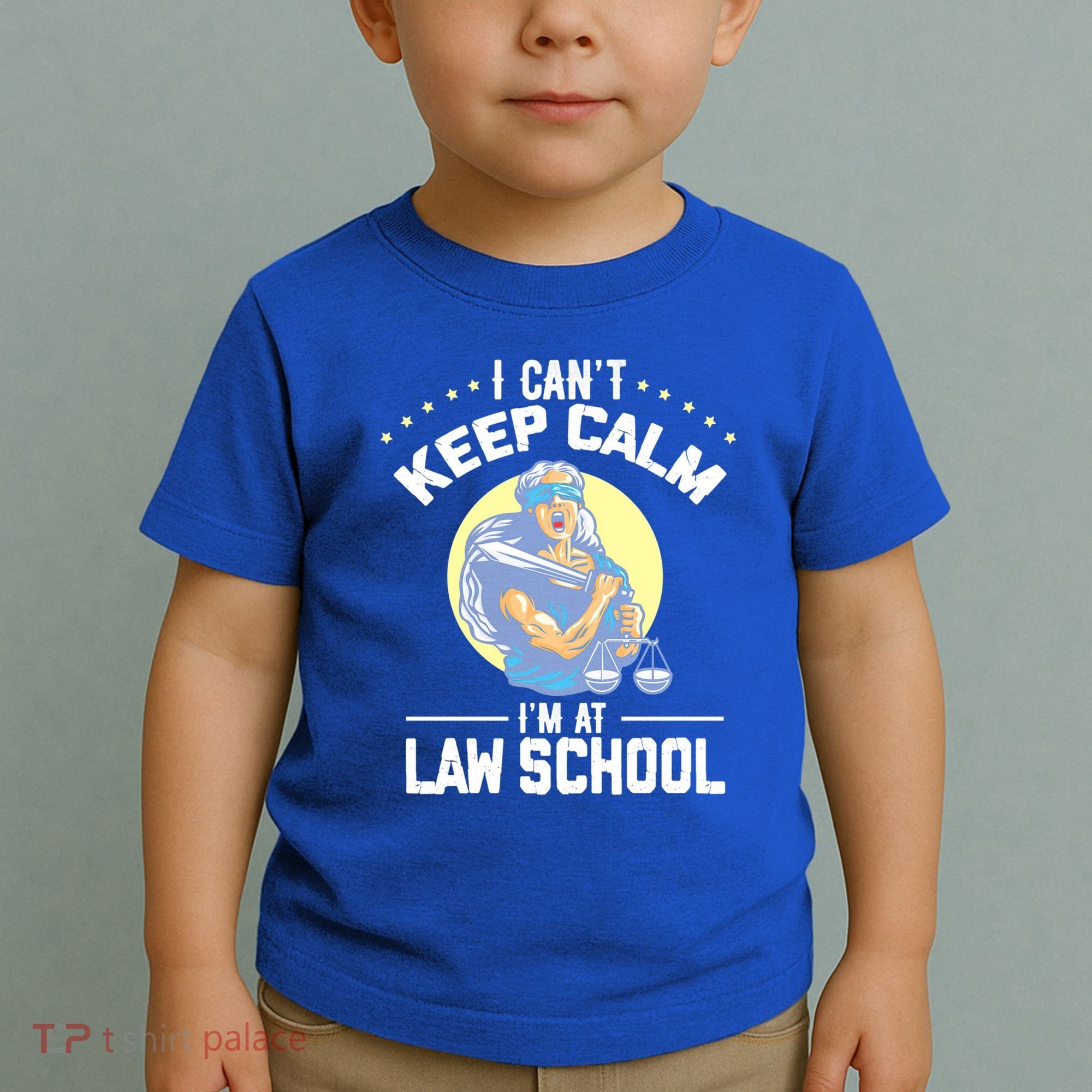 Cant Keep Calm At Law School Future Lawyer Scale Graduation Cute Gift Toddler T-Shirt