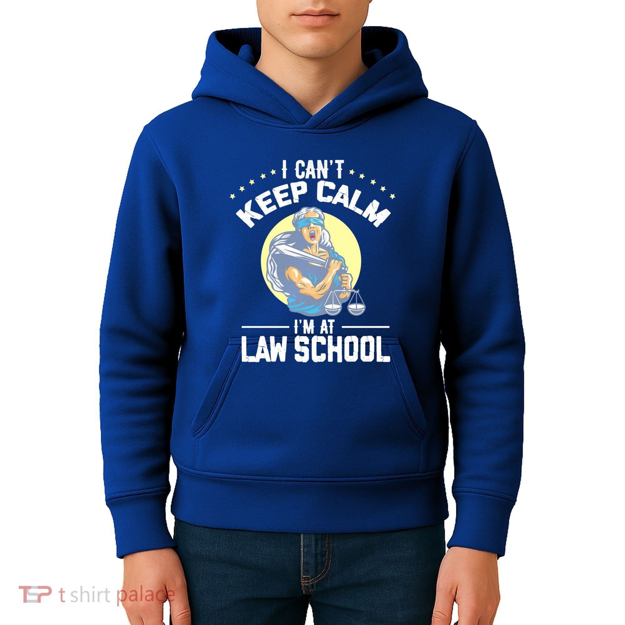 Cant Keep Calm At Law School Future Lawyer Scale Graduation Cute Gift Kids Hoodie