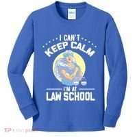Cant Keep Calm At Law School Future Lawyer Scale Graduation Cute Gift Kids Long Sleeve Shirt thumb 0