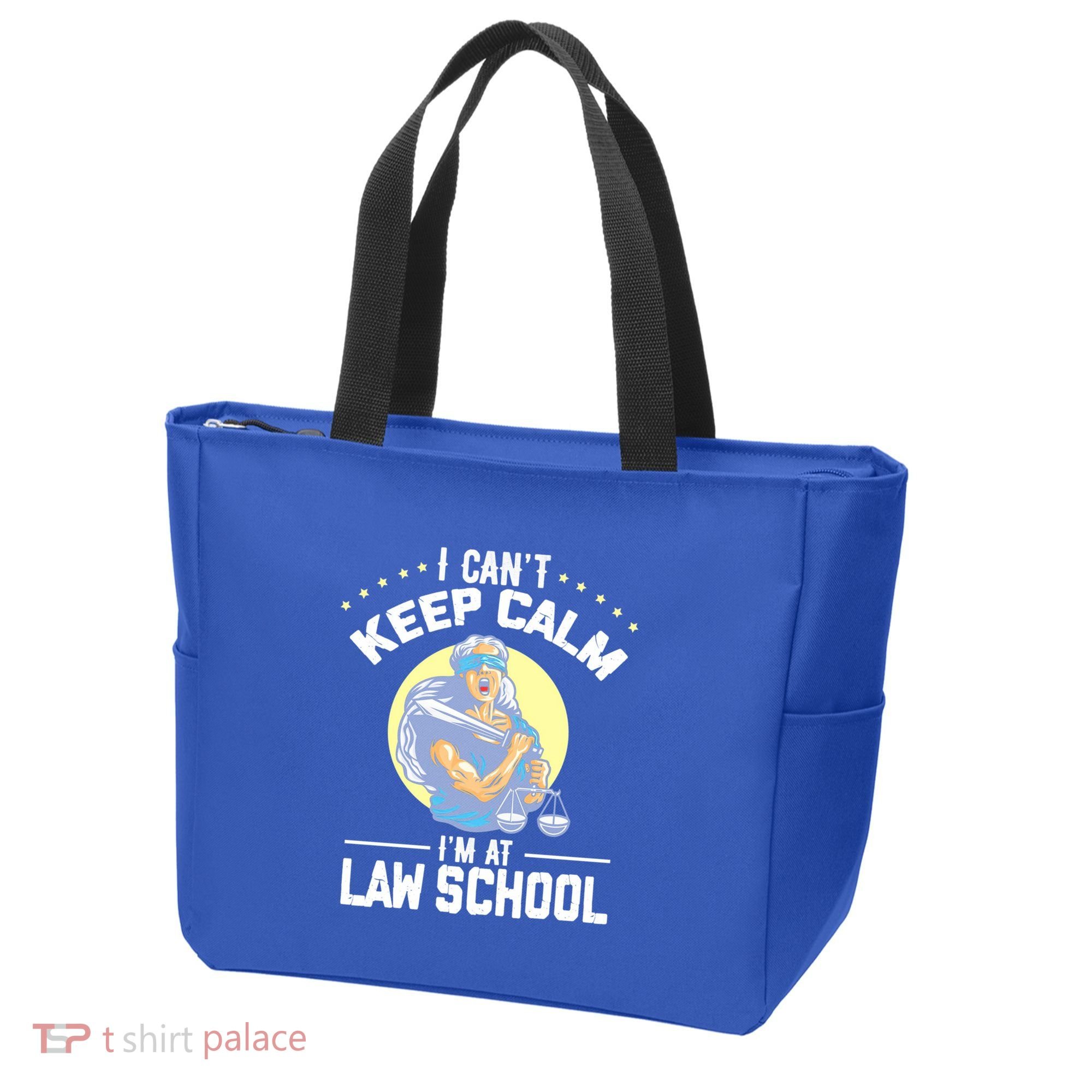 Cant Keep Calm At Law School Future Lawyer Scale Graduation Cute Gift Tote Bag