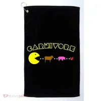 Carnivore Keto Diet Meat Eater Golf Towel thumb 0