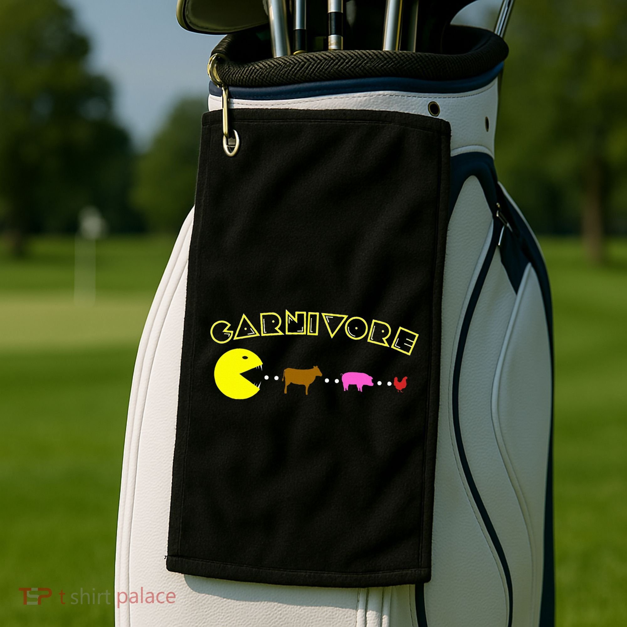 Carnivore Keto Diet Meat Eater Golf Towel