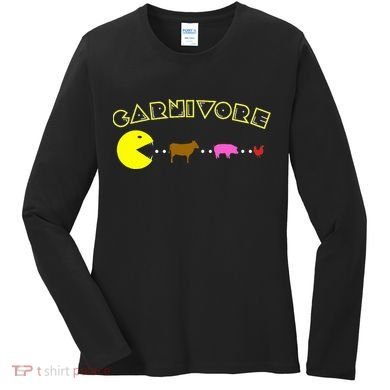 Carnivore Keto Diet Meat Eater Women's Long Sleeve Shirt