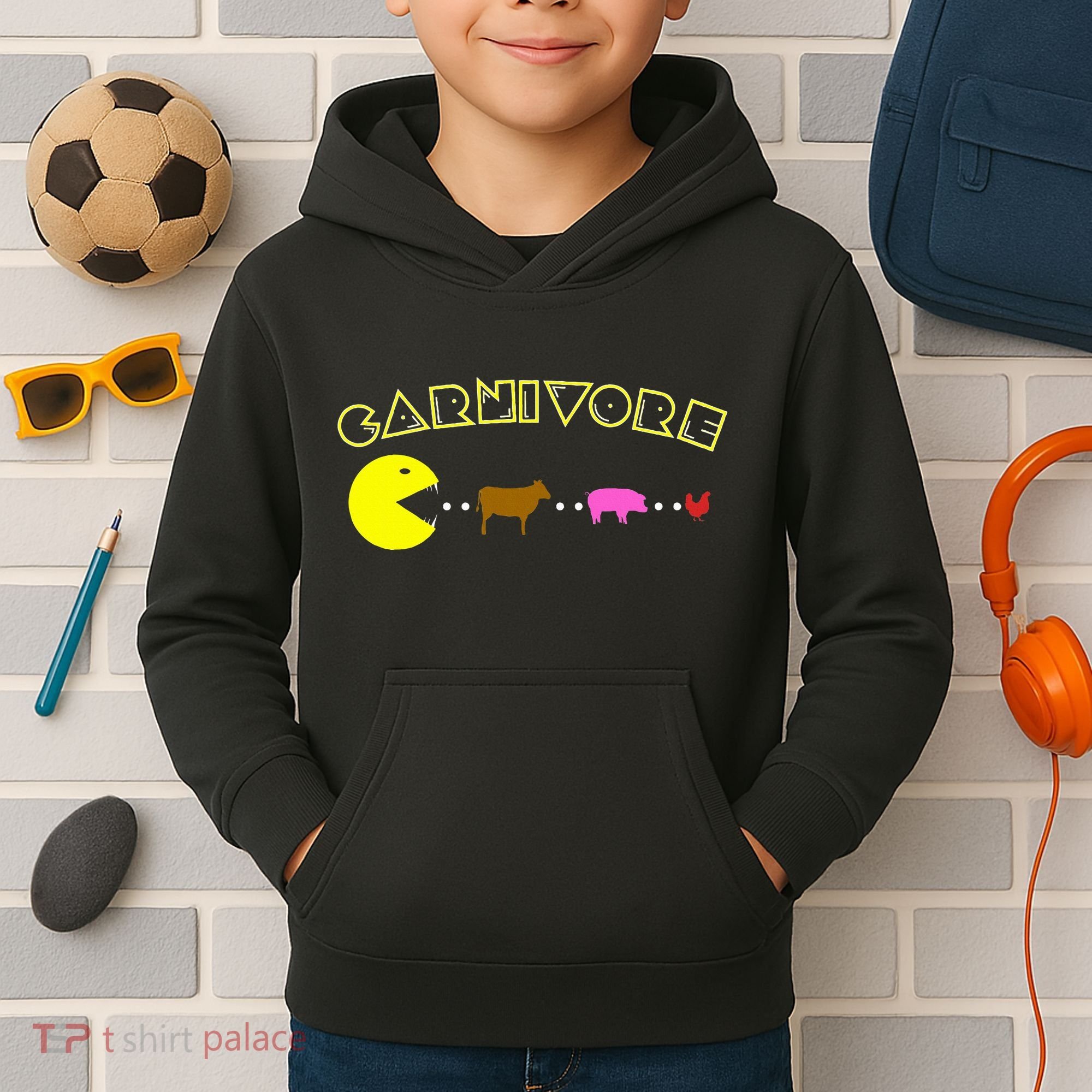 Carnivore Keto Diet Meat Eater Kids Hoodie