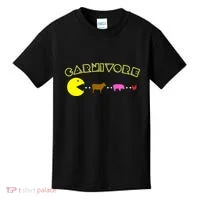 Carnivore Keto Diet Meat Eater Kids T-Shirt thumb 0