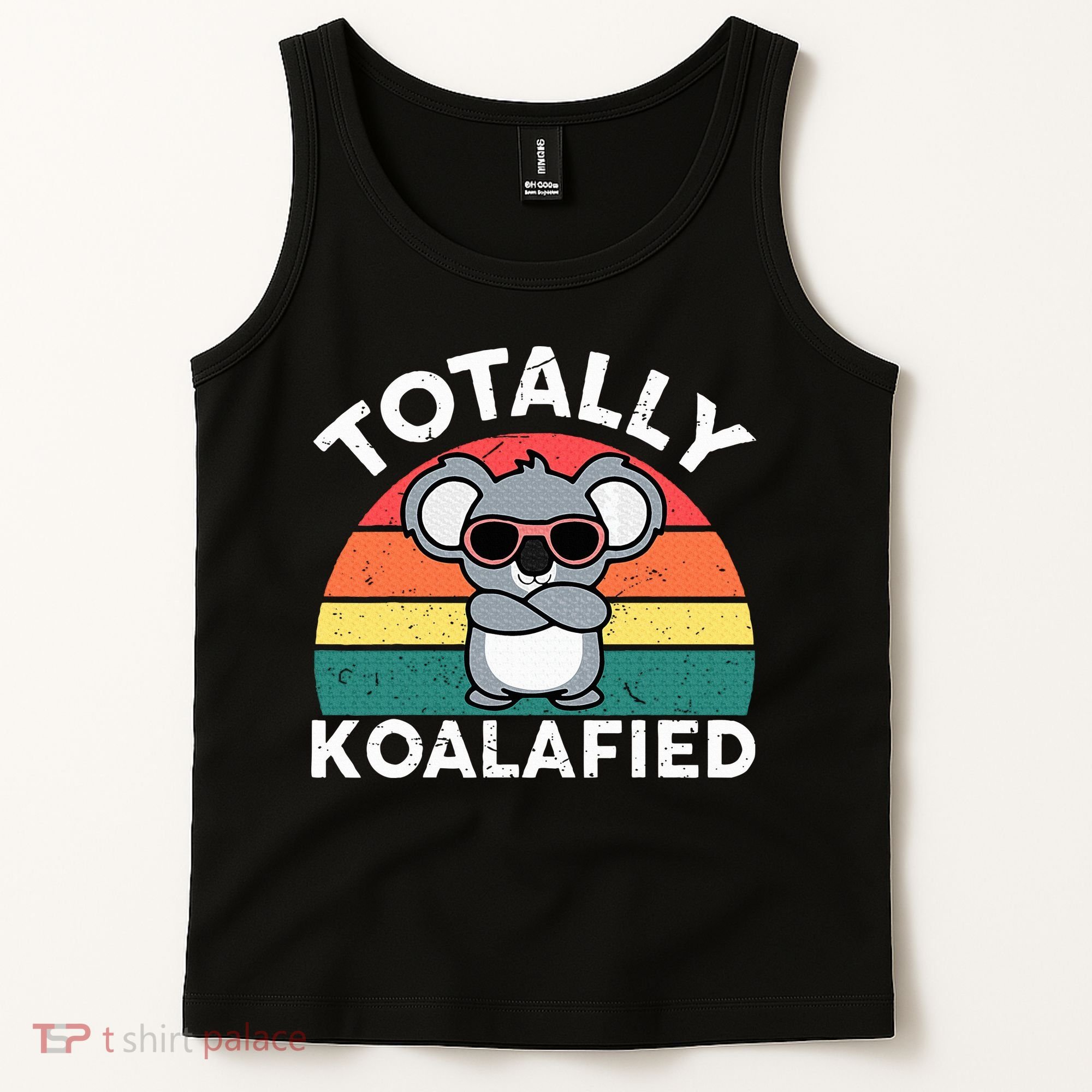 Cute Koalafied Dad Koala Tank Top