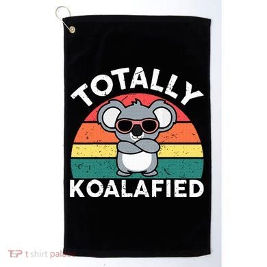 Cute Koalafied Dad Koala Golf Towel