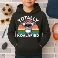 Cute Koalafied Dad Koala Kids Hoodie thumb 2