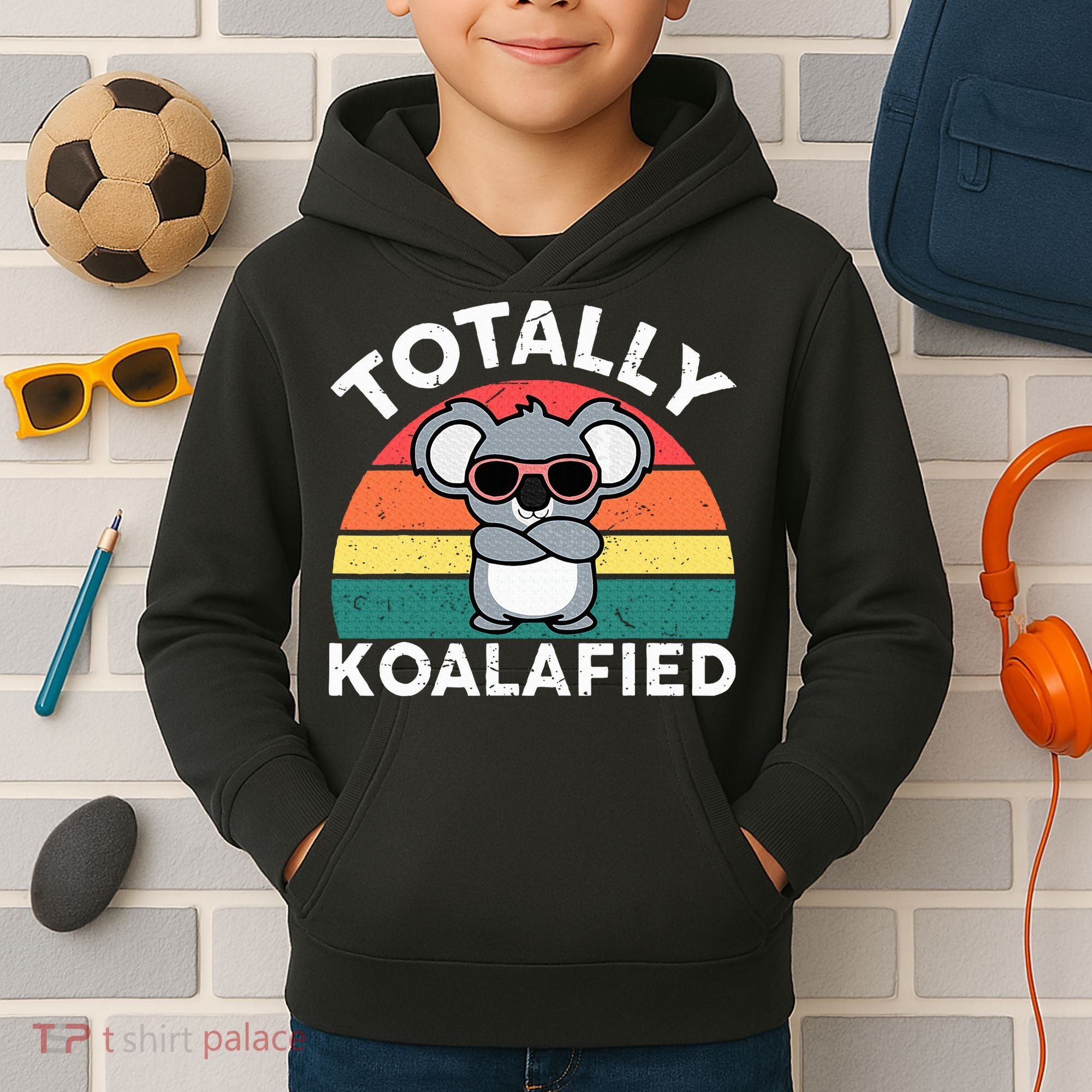 Cute Koalafied Dad Koala Kids Hoodie
