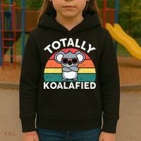 Cute Koalafied Dad Koala Kids Hoodie thumb 3