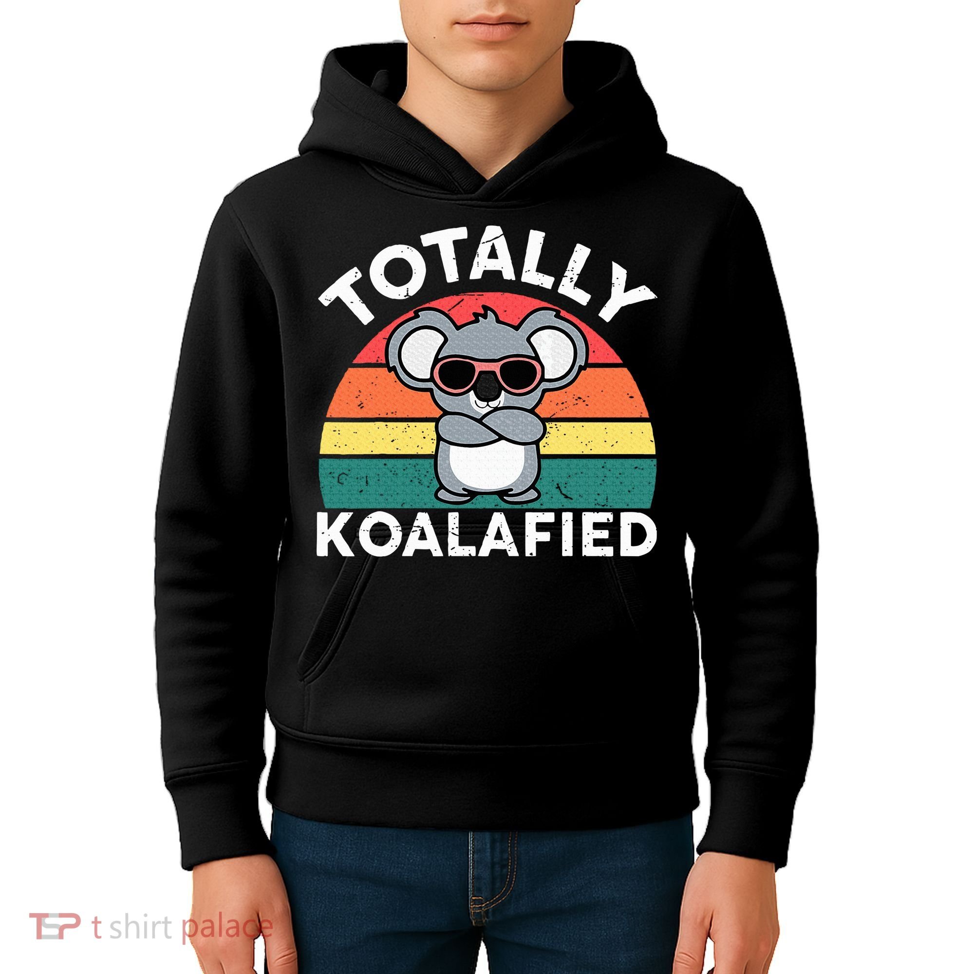 Cute Koalafied Dad Koala Kids Hoodie