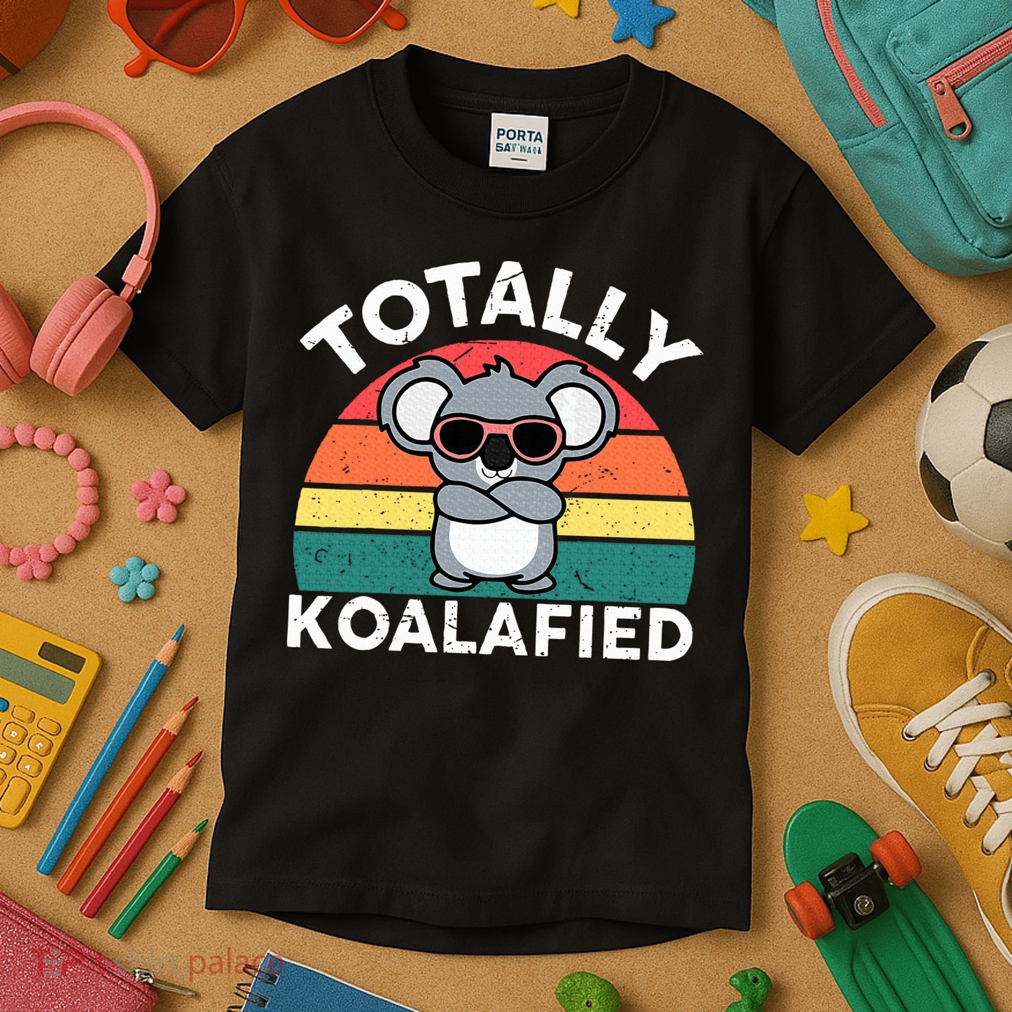 Cute Koalafied Dad Koala Kids T-Shirt