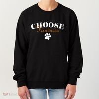 Choose Kindness Dog Paw Print Women's Sweatshirt thumb 0