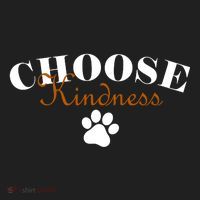 Choose Kindness Dog Paw Print Women's Sweatshirt thumb 2