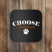 Choose Kindness Dog Paw Print Coaster thumb 0