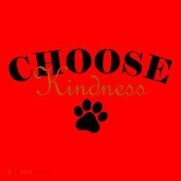 Choose Kindness Dog Paw Print Santa Hat thumb 1