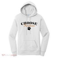 Choose Kindness Dog Paw Print Women's Hoodie thumb 0